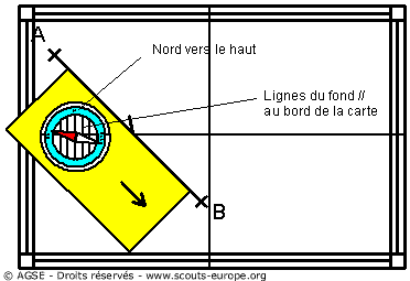 231 relever azimut geographique sur carte 3 58140