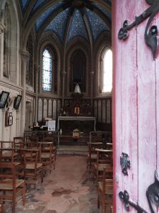 L'intérieur de la chapelle dans son état initial