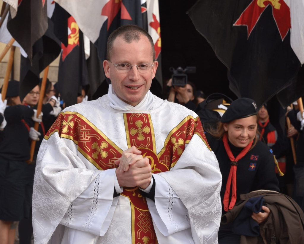 L'abbé Cyril Gordien, Conseiller religieux des Guides et Scouts d'Europe 2012-18