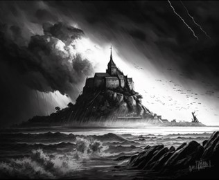 Dessin - Mont Saint Michel