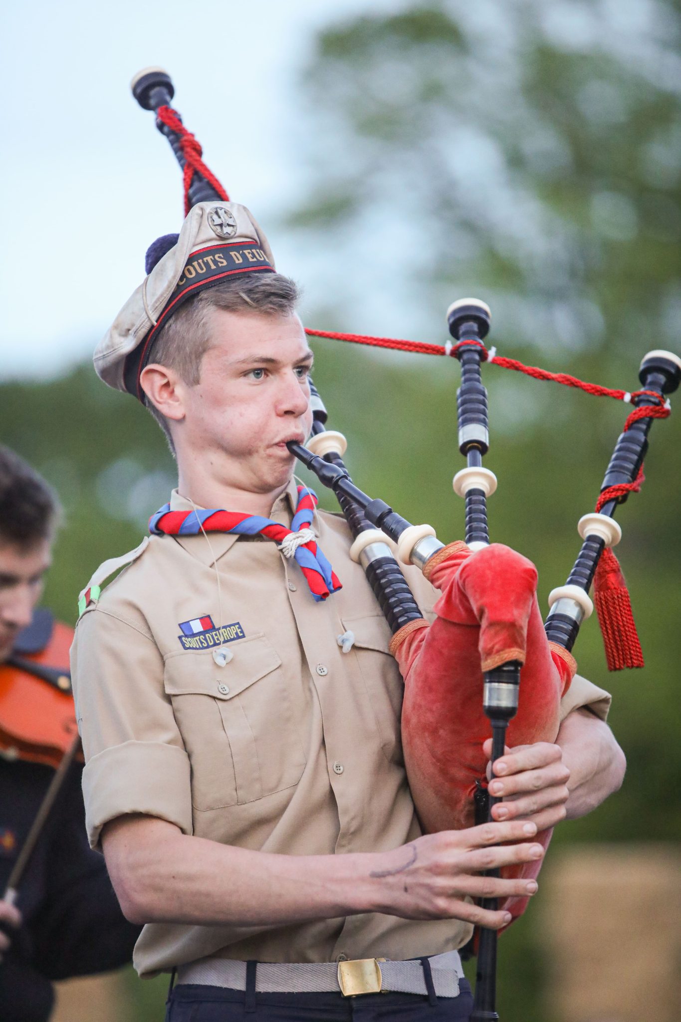 Bal folk - joueur de cornemuse