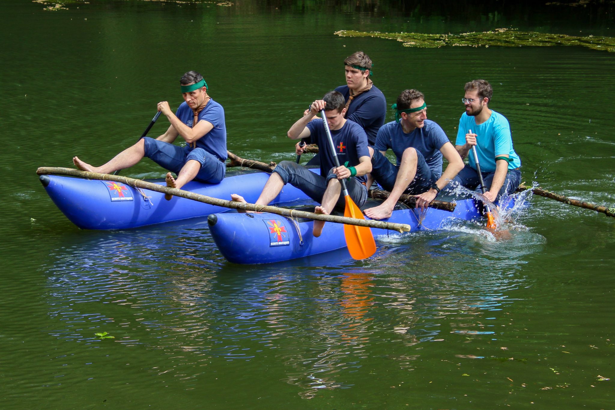 Activité nautique lors du grand jeu