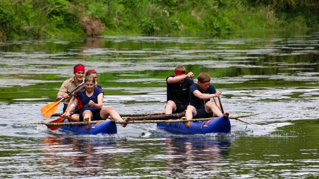 Activité nautique lors du grand jeu
