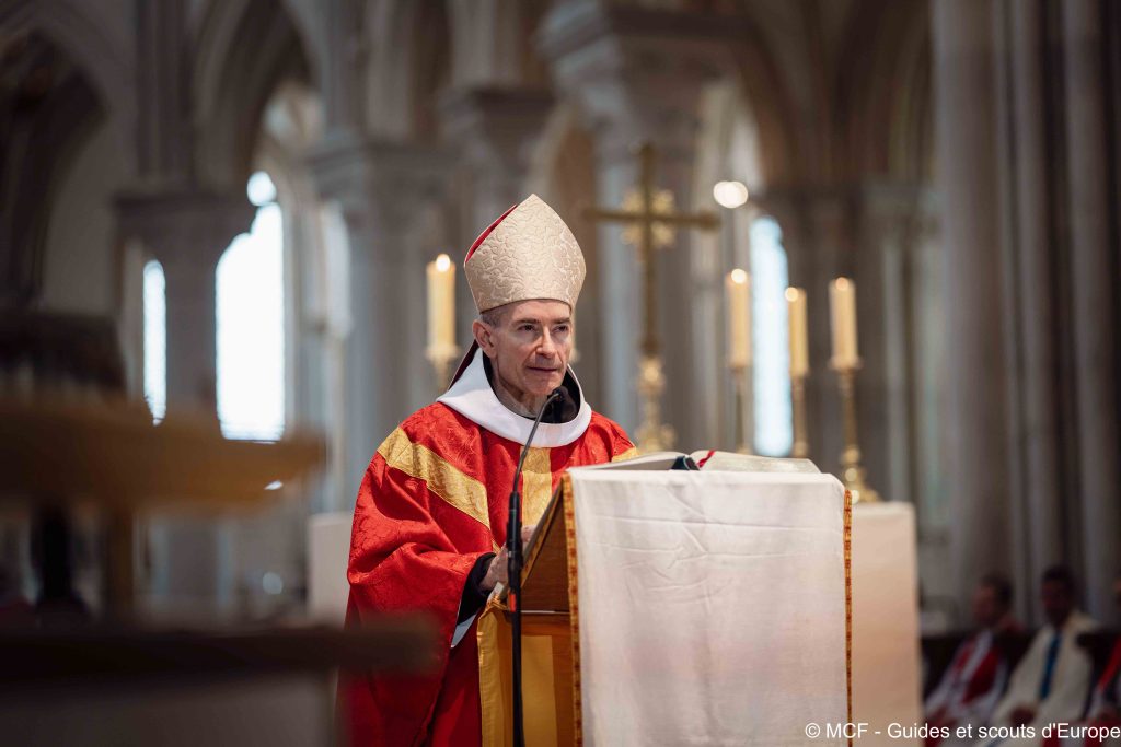 Dom Nault, père abbé de Saint Wandrille